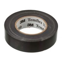 Cinta aisladora Temflex 1550 negra 18 mm x 20m