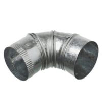 Curva de chapa galvanizada articulada regulable 100 mm