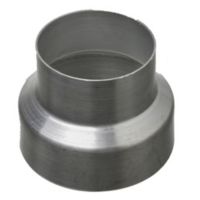 Reducción torneada en aluminio 75 mm a 100 mm