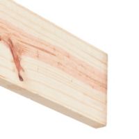 Tabla de madera de pino 1 x 6 x 3.05 mts