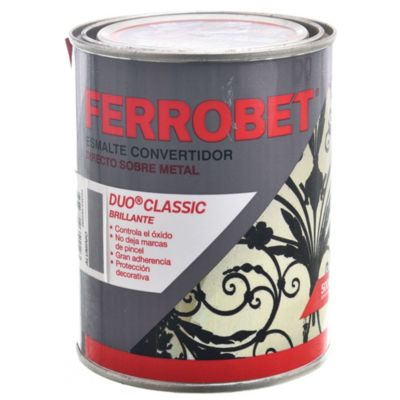 Esmalte Antióxido Ferrobet Duo - Aluminio - Pinturerias Garcia