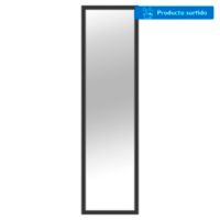 Espejo decorativo 37 x 129 cm blanco/negro