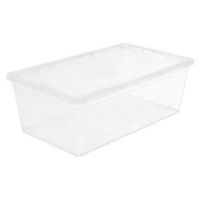 Caja Modubox 6 l de plástico transparente