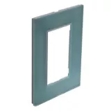 Tapa rectangular verde línea minimal kristal