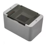 Caja para térmicas plástica de superficie sin tapa línea recta para térmicas din ip20 4 módulos