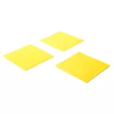 Paño multiuso amarillo por 3 u 38 x 40 cm