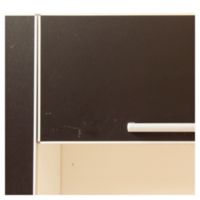 Alacena Lugano 60 x 31 cm negro aluminio