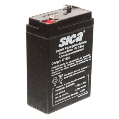 crimen nostalgia Dispersión Batería para luz de emergencia 6 v - Sica - 2023377