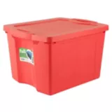 Caja plástica organizadora Fullbox 75 l rojo