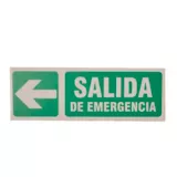 Cartel salida de emergencia 14 x 41 cm