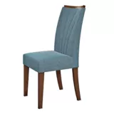 Set de 2 sillas Apogeo havano y lino azul