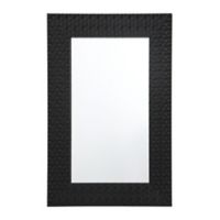 Espejo decorativo Diamond negro 40 x 60 cm