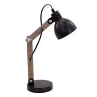 Lámpara de escritorio Fiona E14 negra
