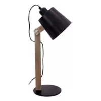 Lámpara de escritorio Paulo negra