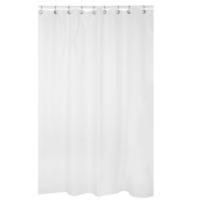 Protector para cortina de baño 180 x 180 cm 3 imanes blanco