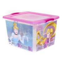 Caja organizadora Princesas Disney de polipropileno 45 l