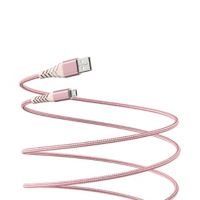 Cable USB-A micro 3 m rosa dorado