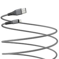 Cable USB-A Lightning 3 m grafito