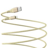 Cable USB-A Lightning 3 m dorado