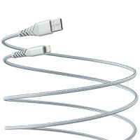 Cable USB-A Lightning 3 m plateado