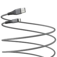 Cable USB-A tipo-C 3 m grafito